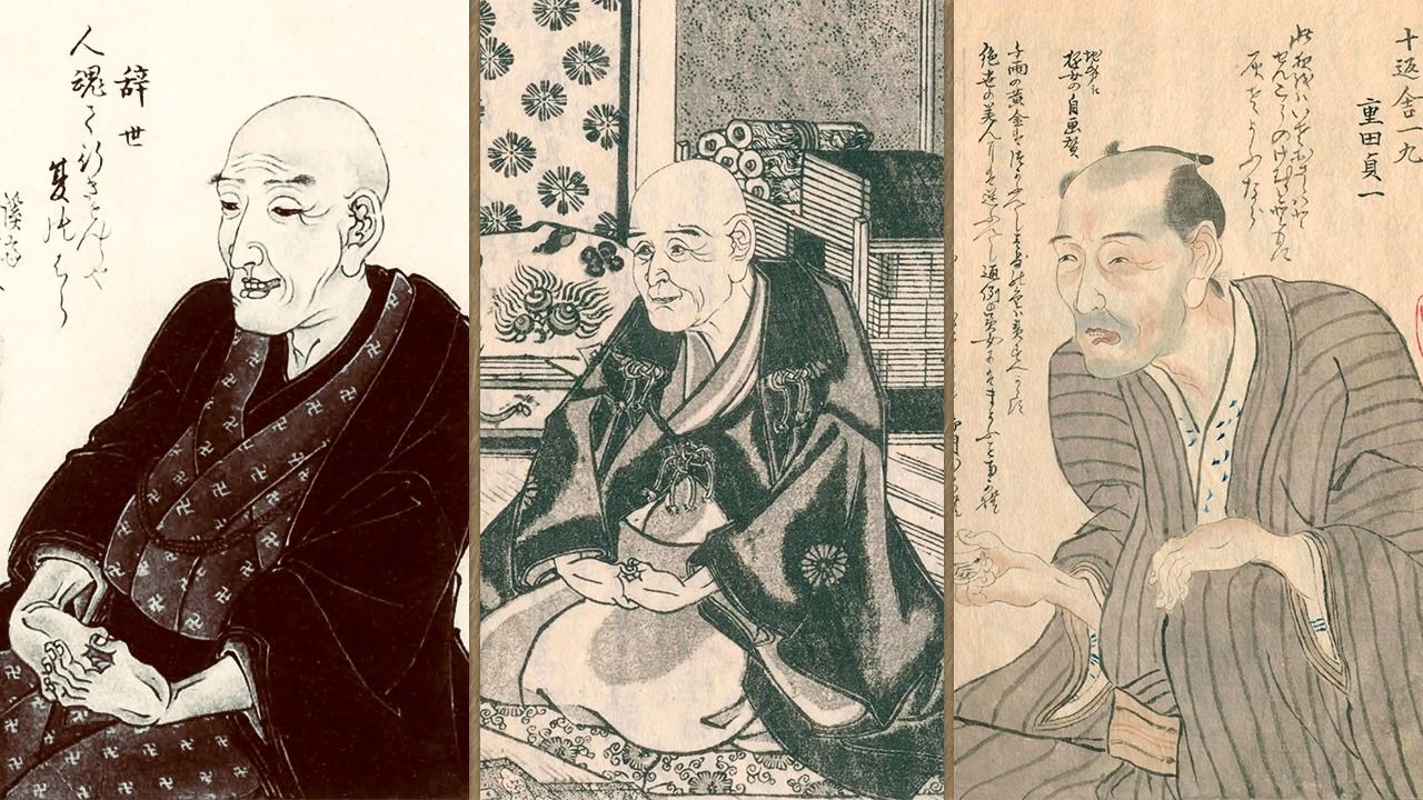 江戸時代後期の代表的クリエイター、葛飾北斎、曲亭馬琴、十返舎一九の著作物