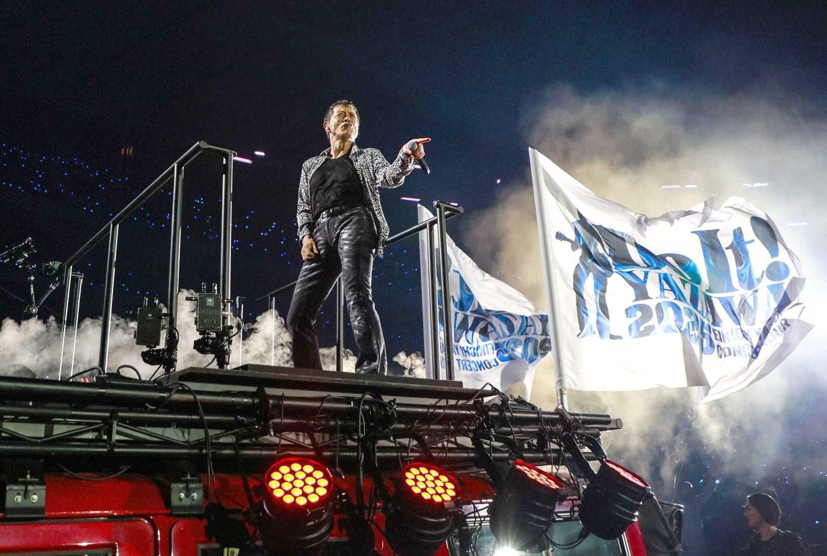 矢沢永吉が新伝説 76歳日本人最年長！東京D揺れた「幸せです