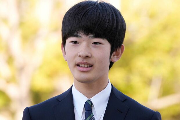 筑波大学の入学式に臨む悠仁さま