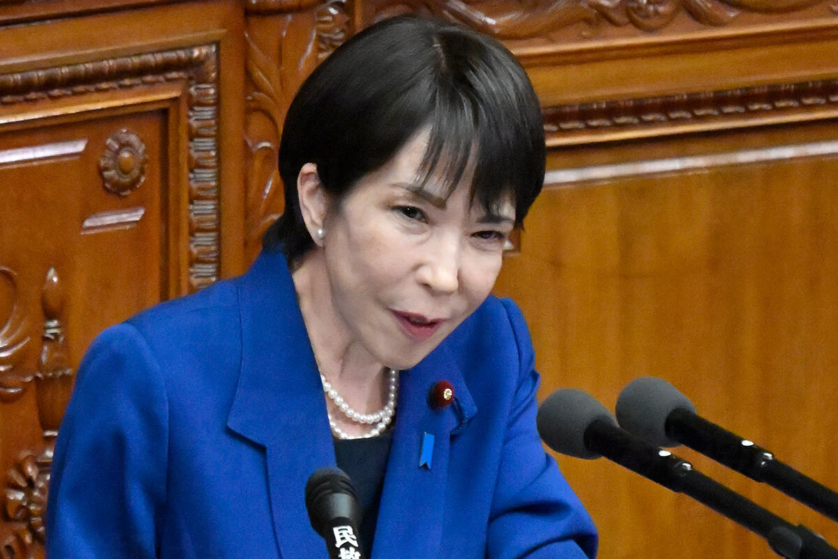 衆院予算委員会での高市早苗首相