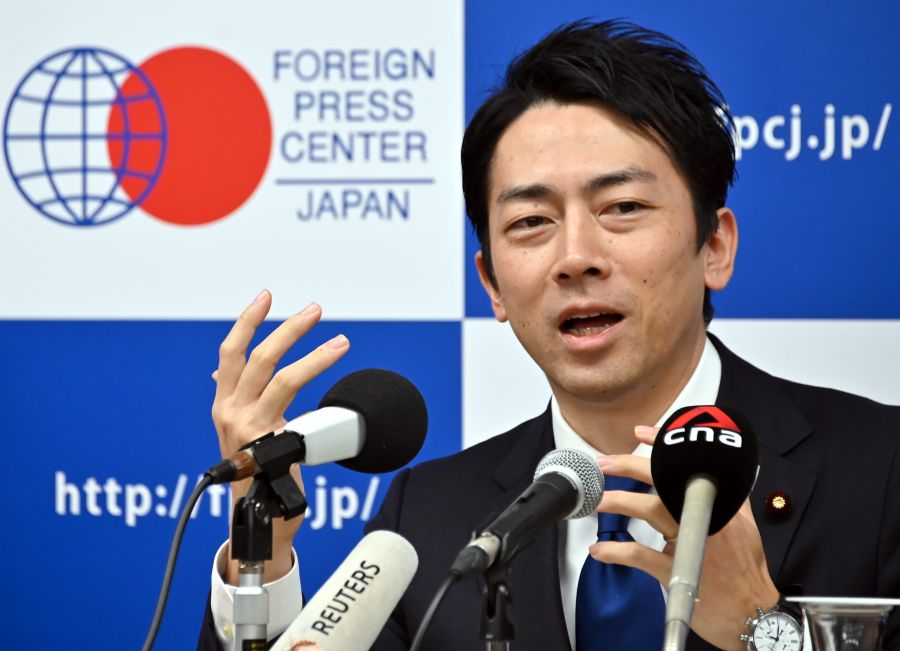 環境問題について語る小泉進次郎氏