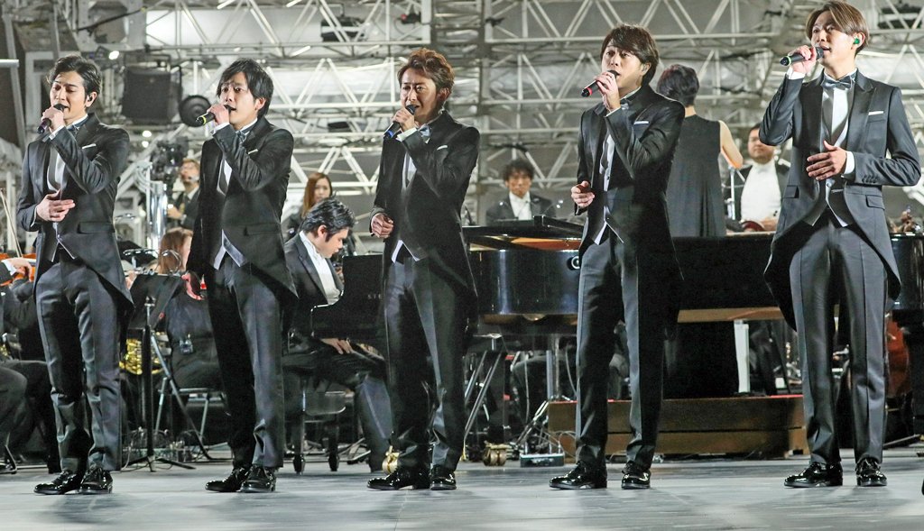 活動休止を控える国民的アイドルグループ嵐のメンバー