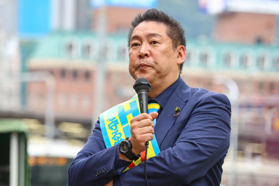 立花孝志氏の肖像