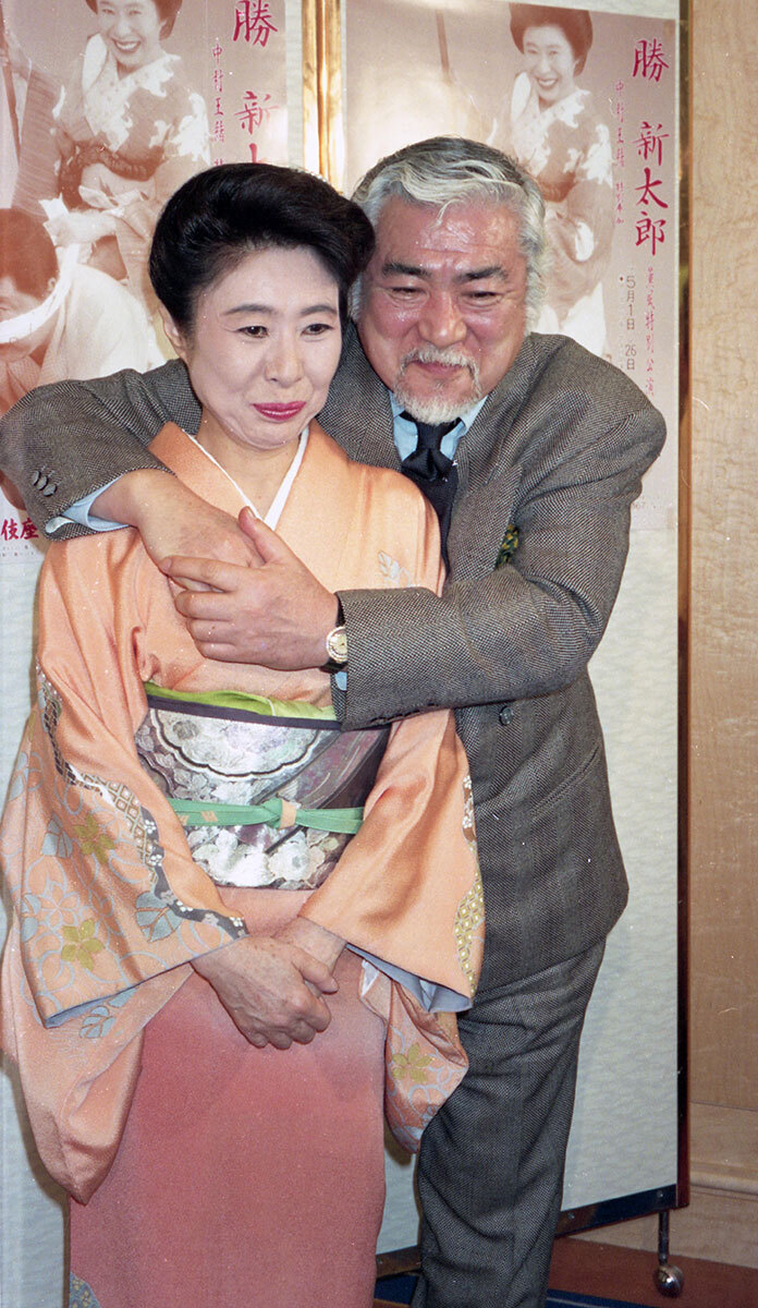 中村玉緒と勝新太郎さん