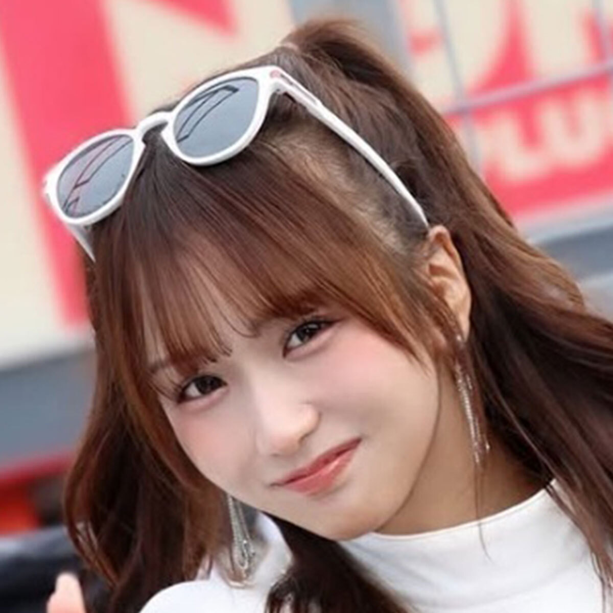 ボクシングのラウンドガールを務める森脇梨々夏