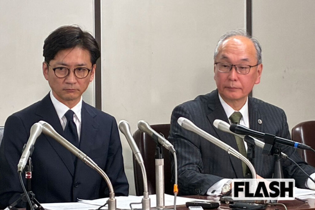 国分太一と、同席した代理人の菰田優弁護士