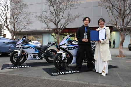 オートカラーアウォード2025、ヤマハ『YZF-R3/YZF-R25』がグランプリ受賞(レスポンス)