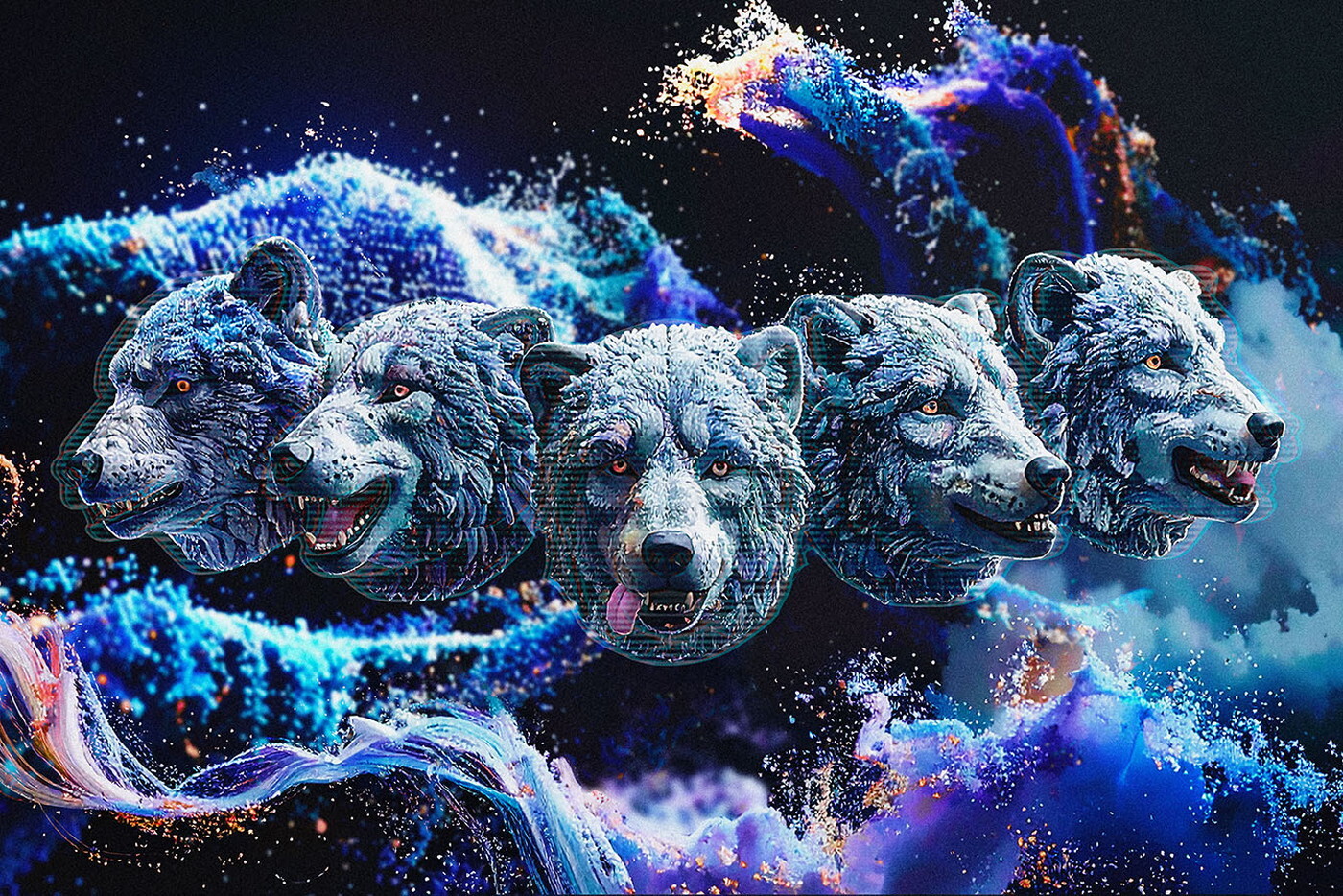 MAN WITH A MISSION、バンド結成“製造記念日”にホログラムノイズを纏っ