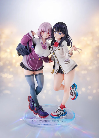 SSSS.GRIDMAN」よりトリダモノ氏が描き下ろした「宝多六花＆新条アカネ