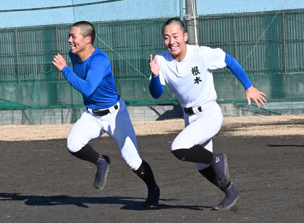 春に輝け'26センバツ＞花咲徳栄 練習紹介／上 DH制見据え「競争