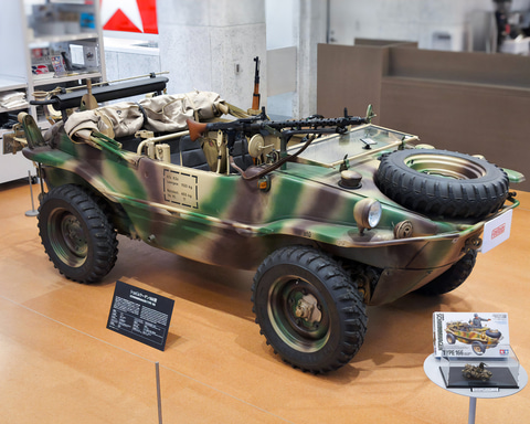 TAMIYA PLAMODEL FACTORY TOKYO」にて水陸両用車「シュビムワーゲン166