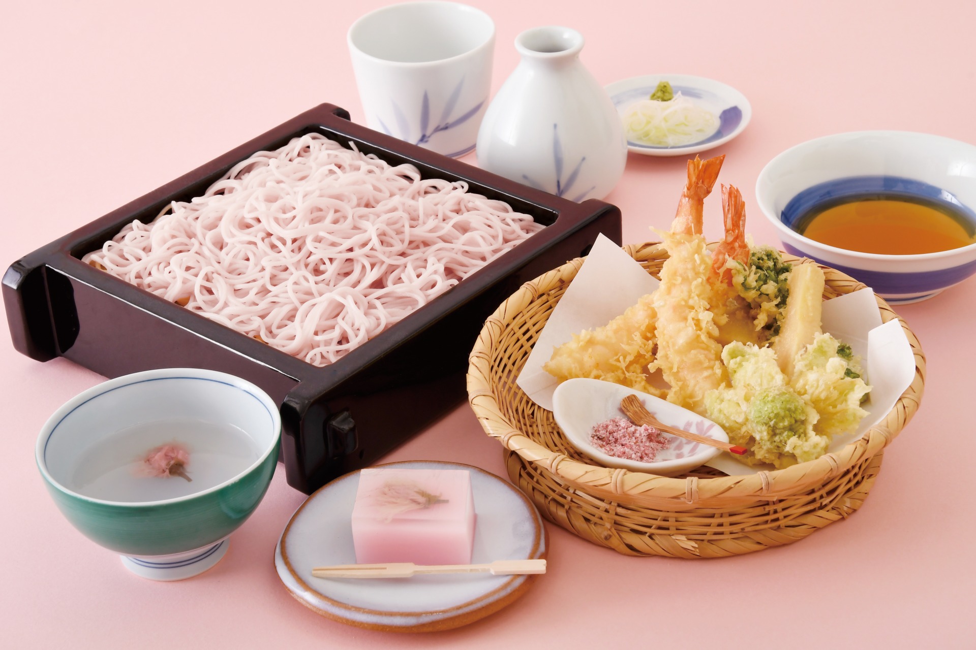 春の味わいを老舗江戸そば店で味わう「さくらそば御膳」4月12日までの