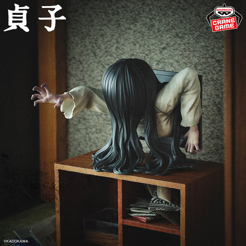 貞子の胸像フィギュアがプライズで登場！ 「貞子 のろいの胸像