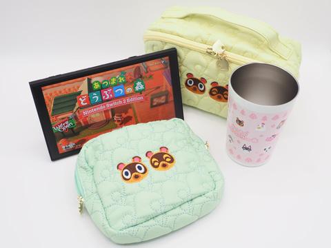 こつぶ ポーチ まめきちとつぶきちのポーチが可愛い！ 宝島社「どうぶつの森 ブランド