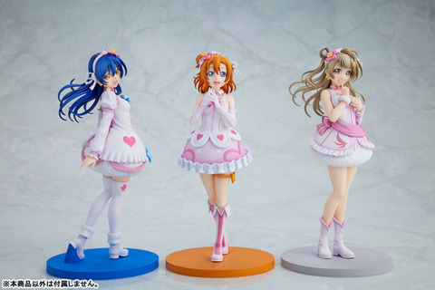 アミューズメント施設限定 非売品 ラブライブフィギュア ラブライブ！」シリーズ15周年を記念して高坂穂乃果、南ことり、園田海