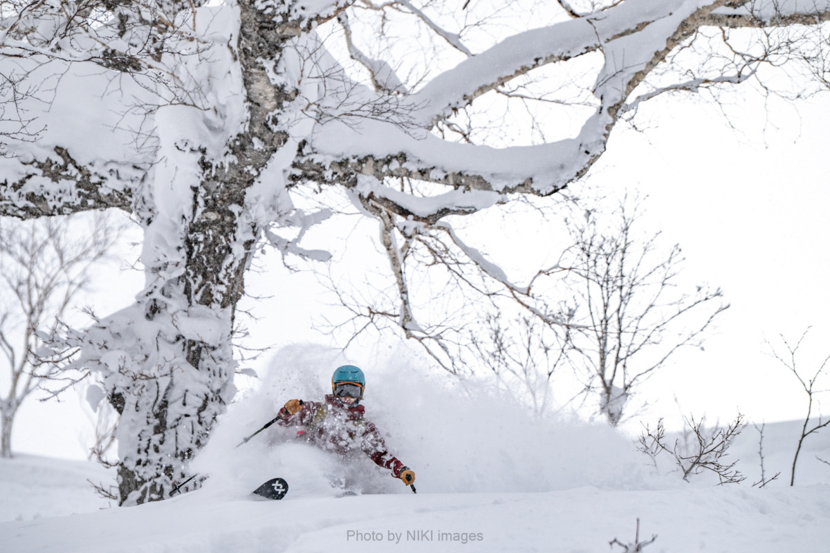 私がいま一番夢中になっている 「バックカントリースキー（雪山を滑る