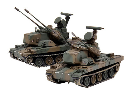 フジミ模型、プラモデル「1/72 ML9EX-3 陸上自衛隊 87式自走高射機関砲