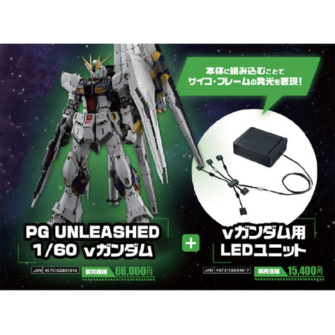 エディオンの公式通販限定でガンプラ「PG UNLEASHED 1/60 νガンダム+