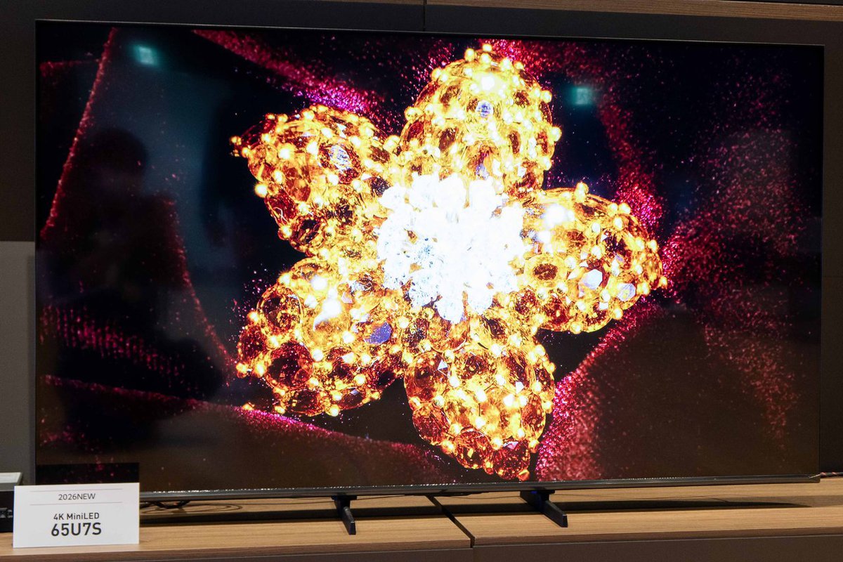 ハイセンス、4K Mini LED液晶テレビのエントリー「U7S」。Mini LED Pro