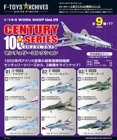 エフトイズ、食玩「F-TOYS ARCHIVES センチュリーコレクション」が8月