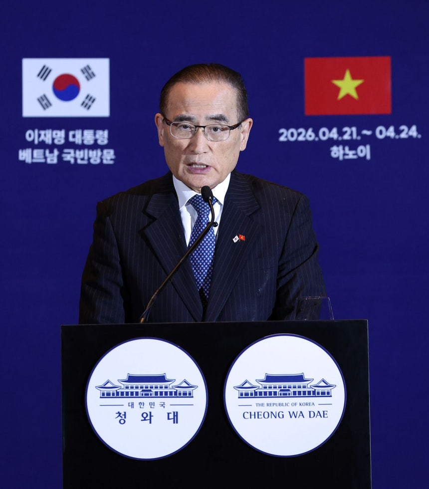 韓国安保室長、「統一部長官発言」めぐる韓米間の立場の違い認める 