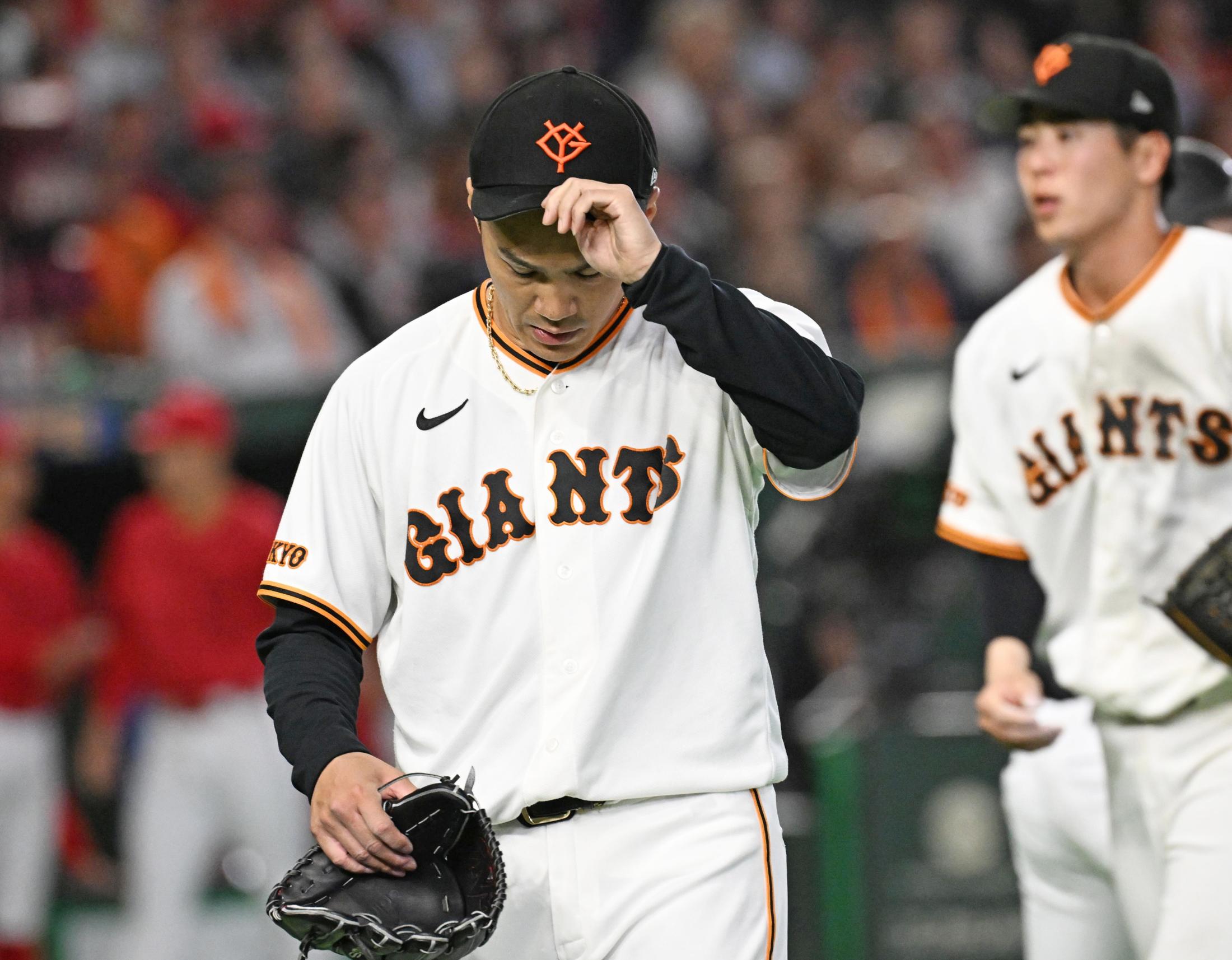 巨人が則本昂大投手の出場選手登録を抹消 代わって石川達也を登録 広島