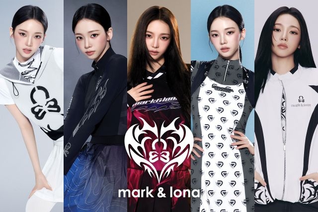 ラグジュアリーゴルフブランド「MARK & LONA」のヴィジュアルに登場