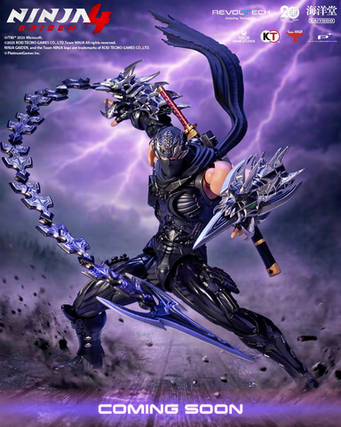 NINJA GAIDEN 4」より「リュウ・ハヤブサ」がリボルテック