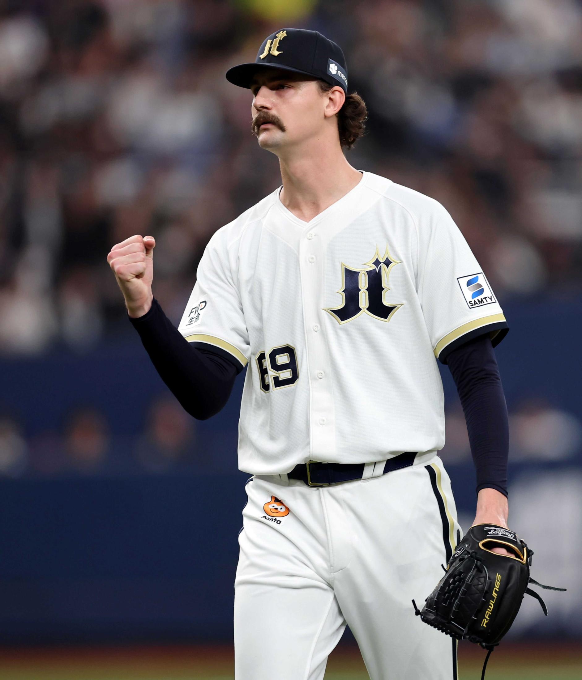 オリックス・ジェリー 長身213センチ待望の来日初勝利 5度目先発7