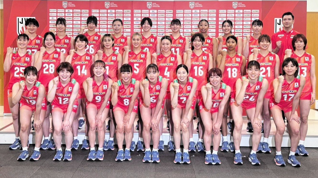 バレー女子 新ユニホームは盗撮防止生地採用 デザインはファン投票で