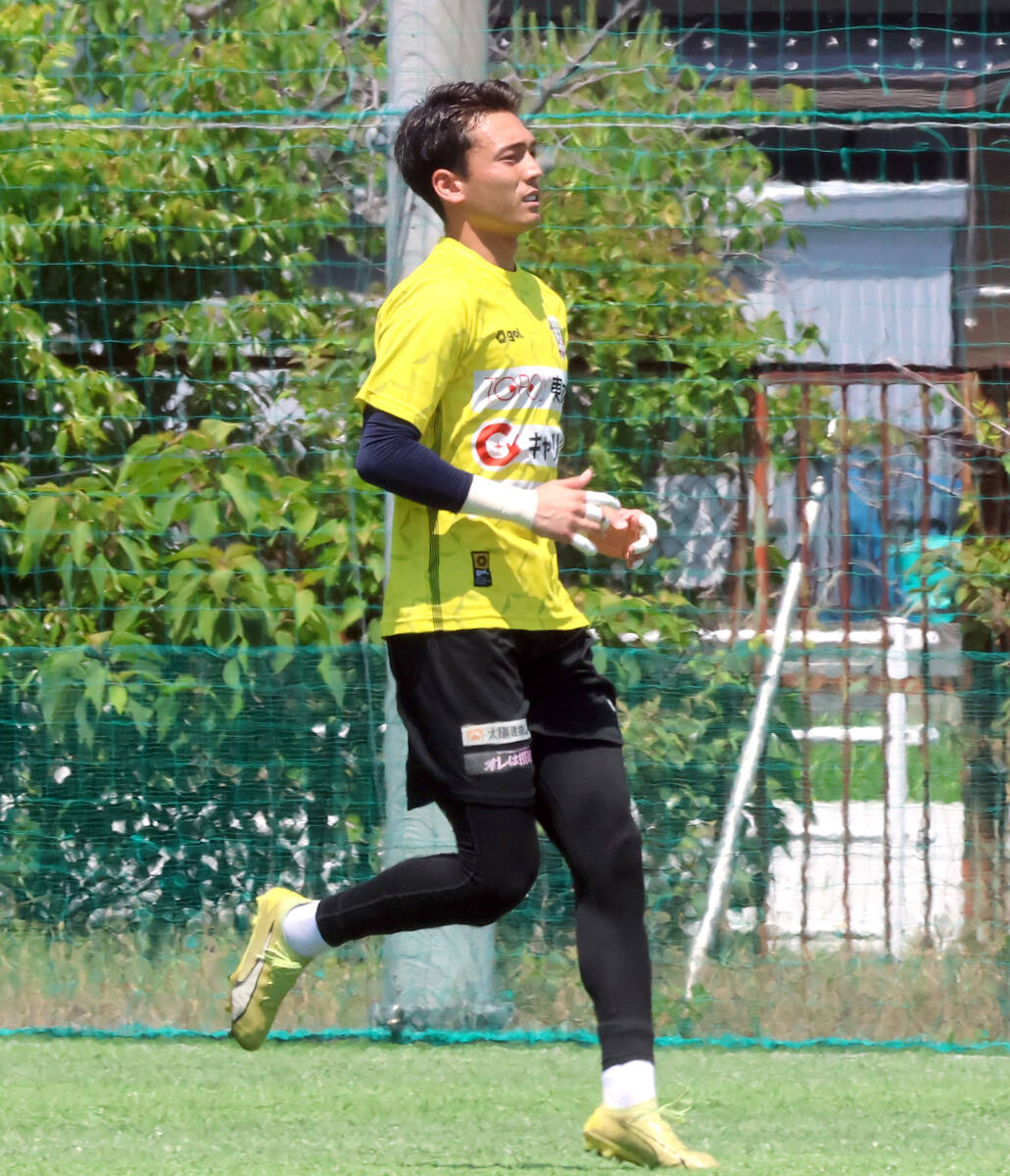 J2藤枝】GKジョーンズ・レイが前節の自身初勝利で16日・磐田戦へ