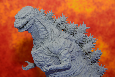 豊似石、ゴジラ、山型 コトブキヤ「極獣造形 ゴジラ(2016)」、シン・ゴジラの