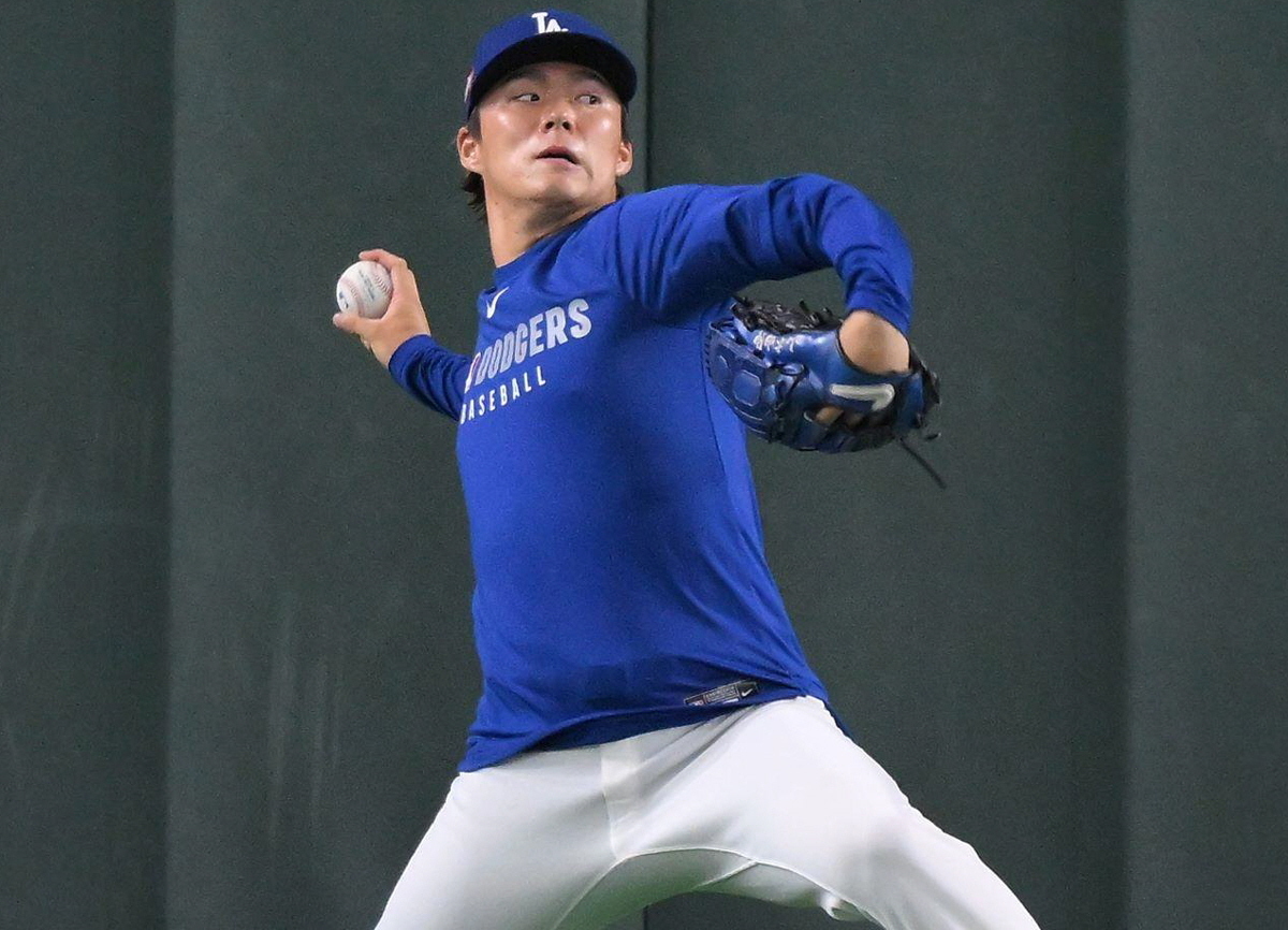 山本由伸 前日調整の姿が異様 薄暗い通路で独特シャドーピッチ 球団