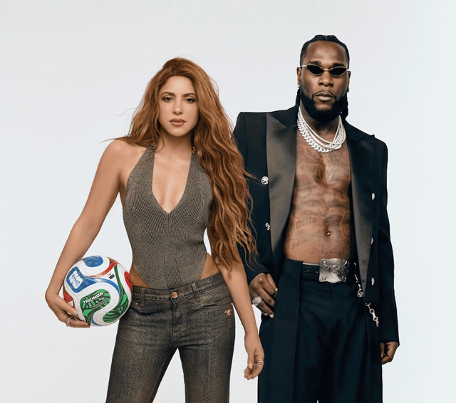 シャキーラ＆バーナ・ボーイ、サッカーW杯公式ソング「Dai Dai」MV公開