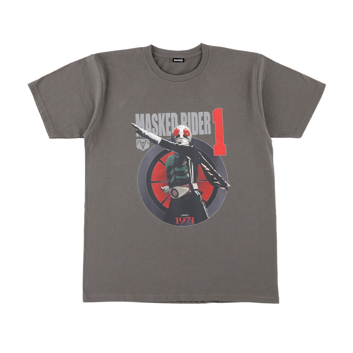 仮面ライダー＞仮面ライダー1号のヴィンテージ風Tシャツ クウガ、W 