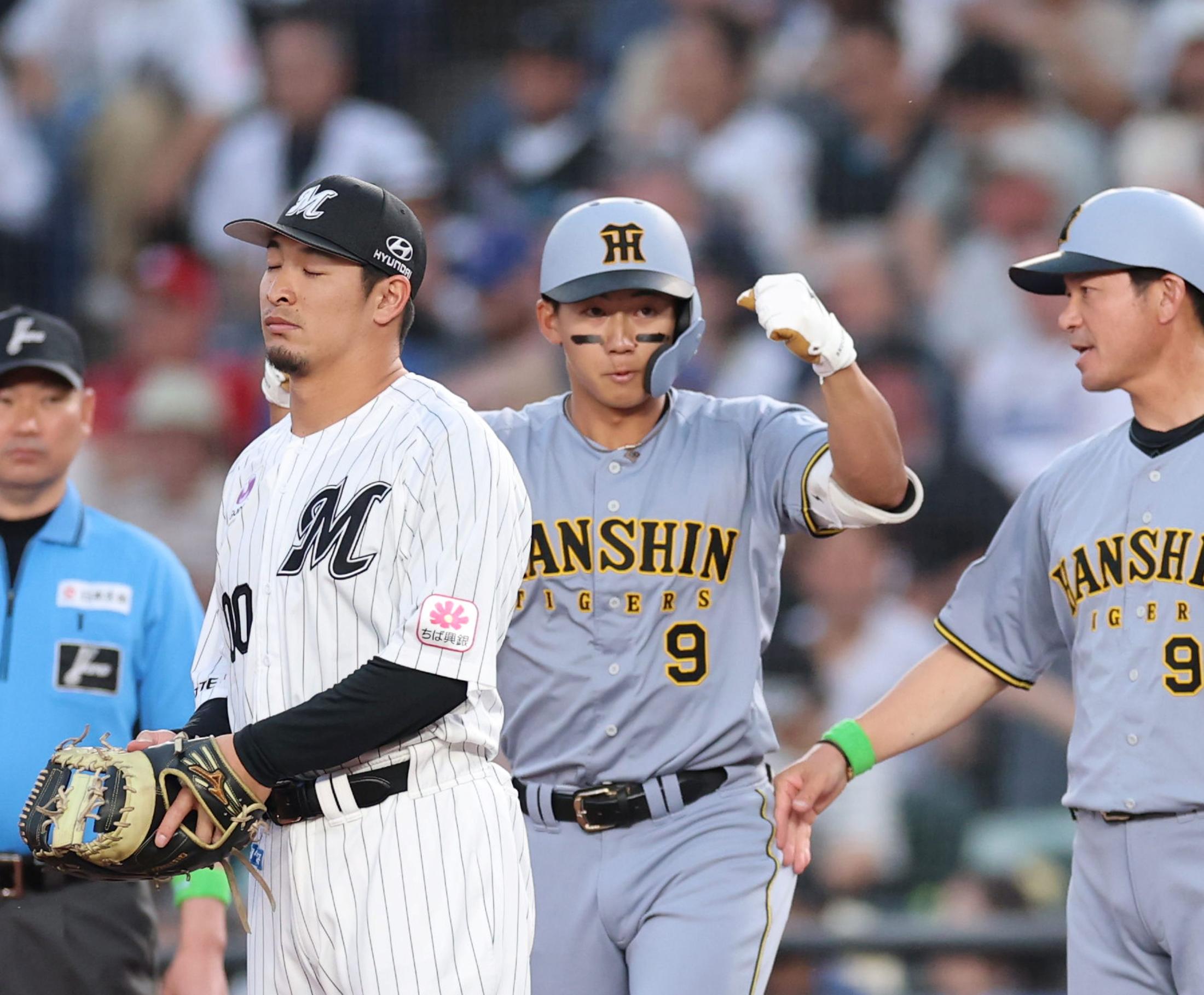 阪神ドラ1・立石 15打席ぶり安打から貴重な先制点 「気分転換にテル