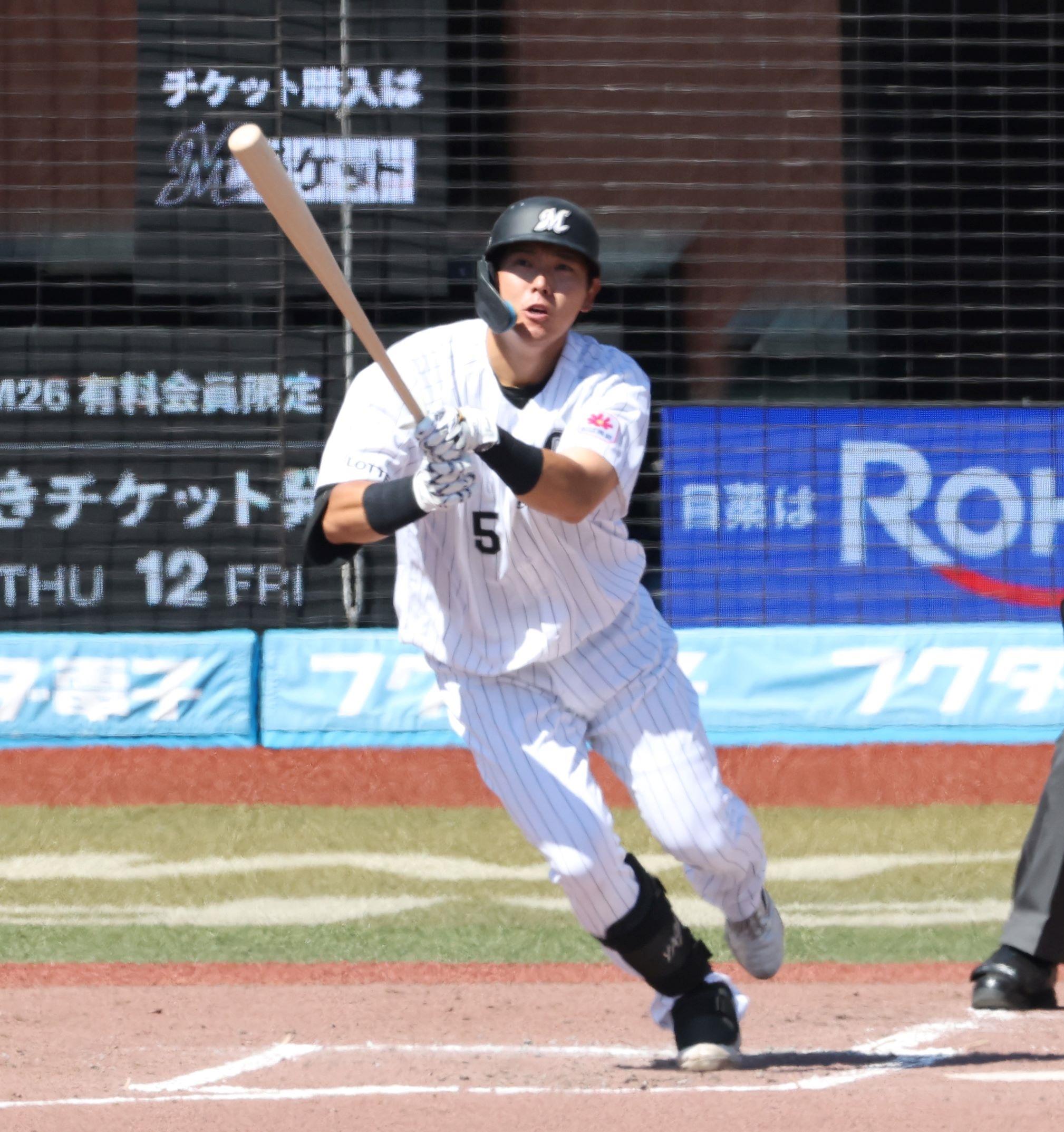 ロッテ 安田がレギュラーシーズン963日ぶり本塁打 阪神・村上から