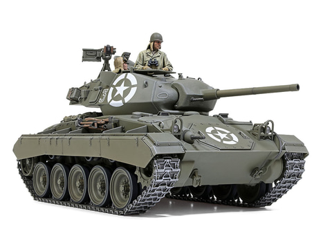 タミヤ「1/35MM」シリーズに「アメリカ軽戦車M24 チャーフィー」が登場