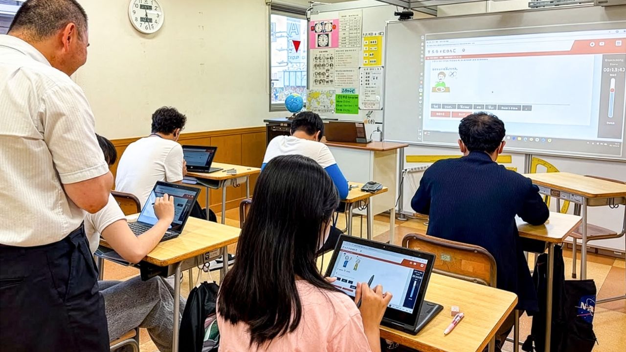 広がるICT学習2》『すらら にほんご』外国人向けタブレット教材の内容