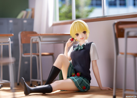 いちご100％」より「西野つかさ」の座り姿フィギュアがタイトーの