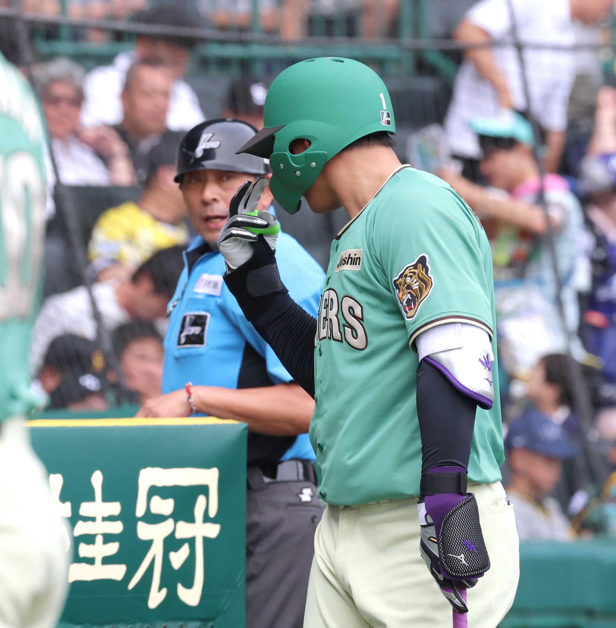 阪神・森下がプロ初退場 五回判定めぐり球審に暴言 藤川監督「こちら側