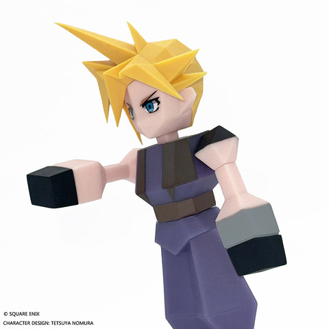 FF7」より角ばったクラウドのソフビがスクエニe-STOREにて再受注を実施