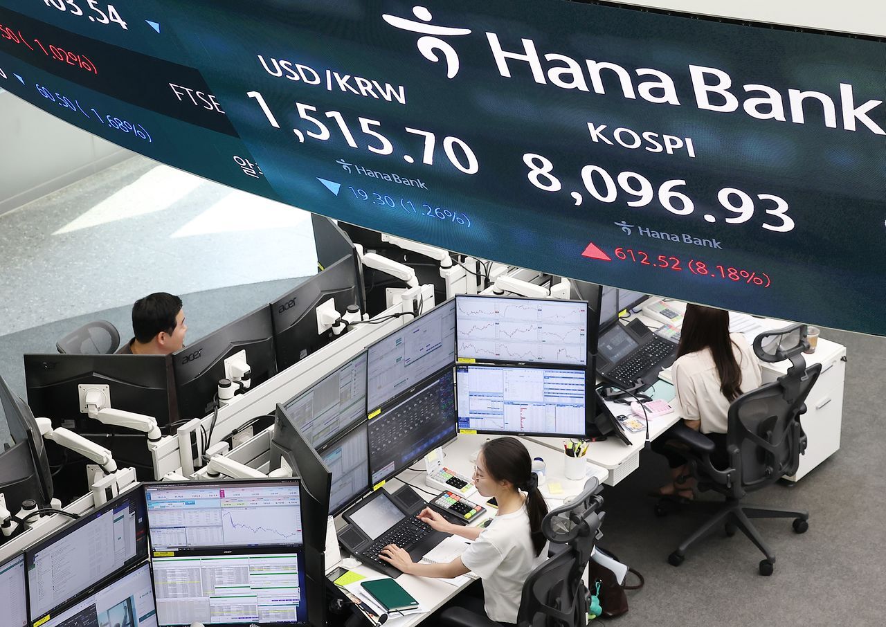 8％下がって8％急騰…目まぐるしく動く韓国証券市場（中央日報日本語版