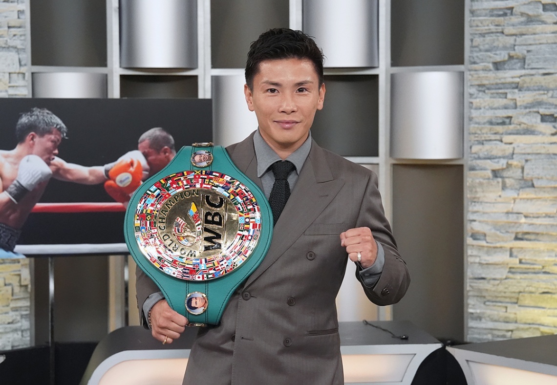 WBC世界ライトフライ級王者 岩田翔吉チャンピオン直筆サイン入りキャップ 岩田翔吉選手＞WBCライトフライ級王座奪還の激闘をWOWOWで“セルフ解説
