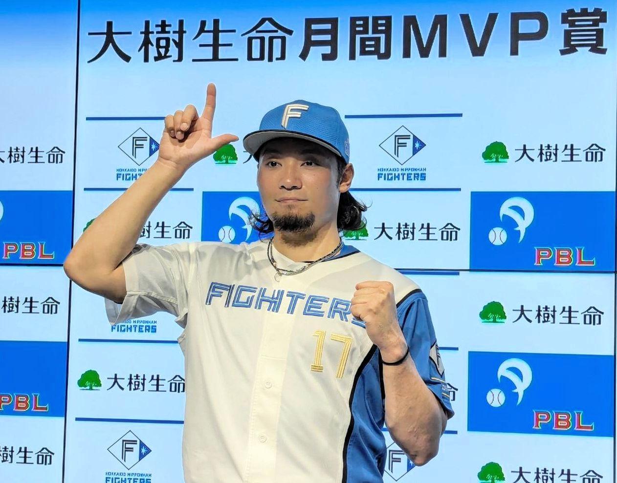 日本ハム・伊藤大海 5月4勝0敗で3度目月間MVP「真っすぐの強さ