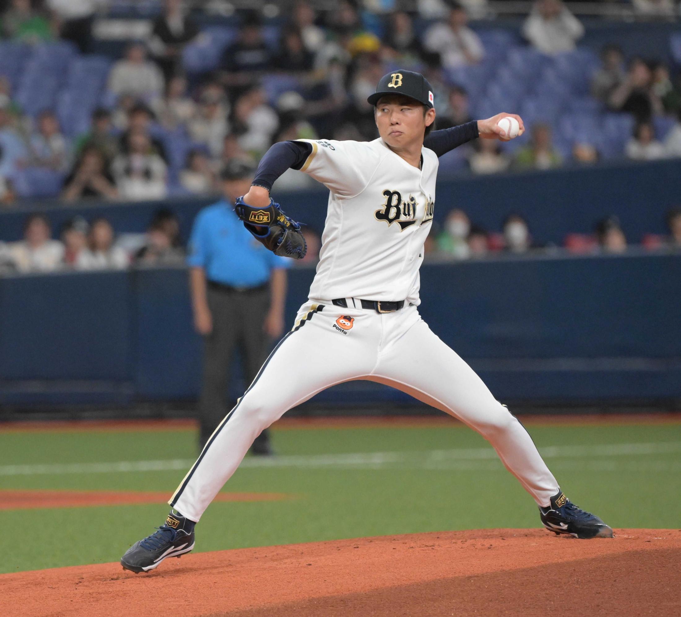 オリックス・曽谷 五回まで完全 プロ最多125球で完投4勝目 九回