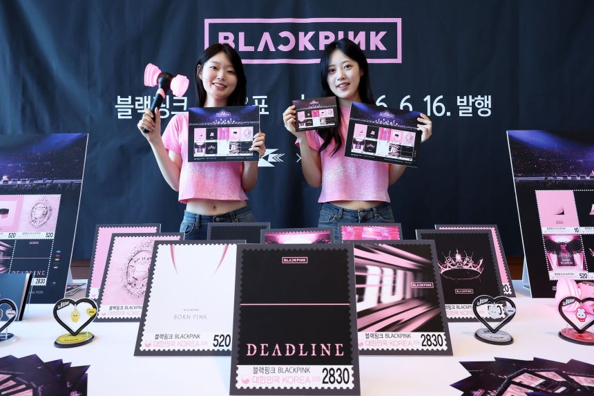 K-POP女性アーティスト初…切手に刻まれたBLACKPINKの歩み（中央日報