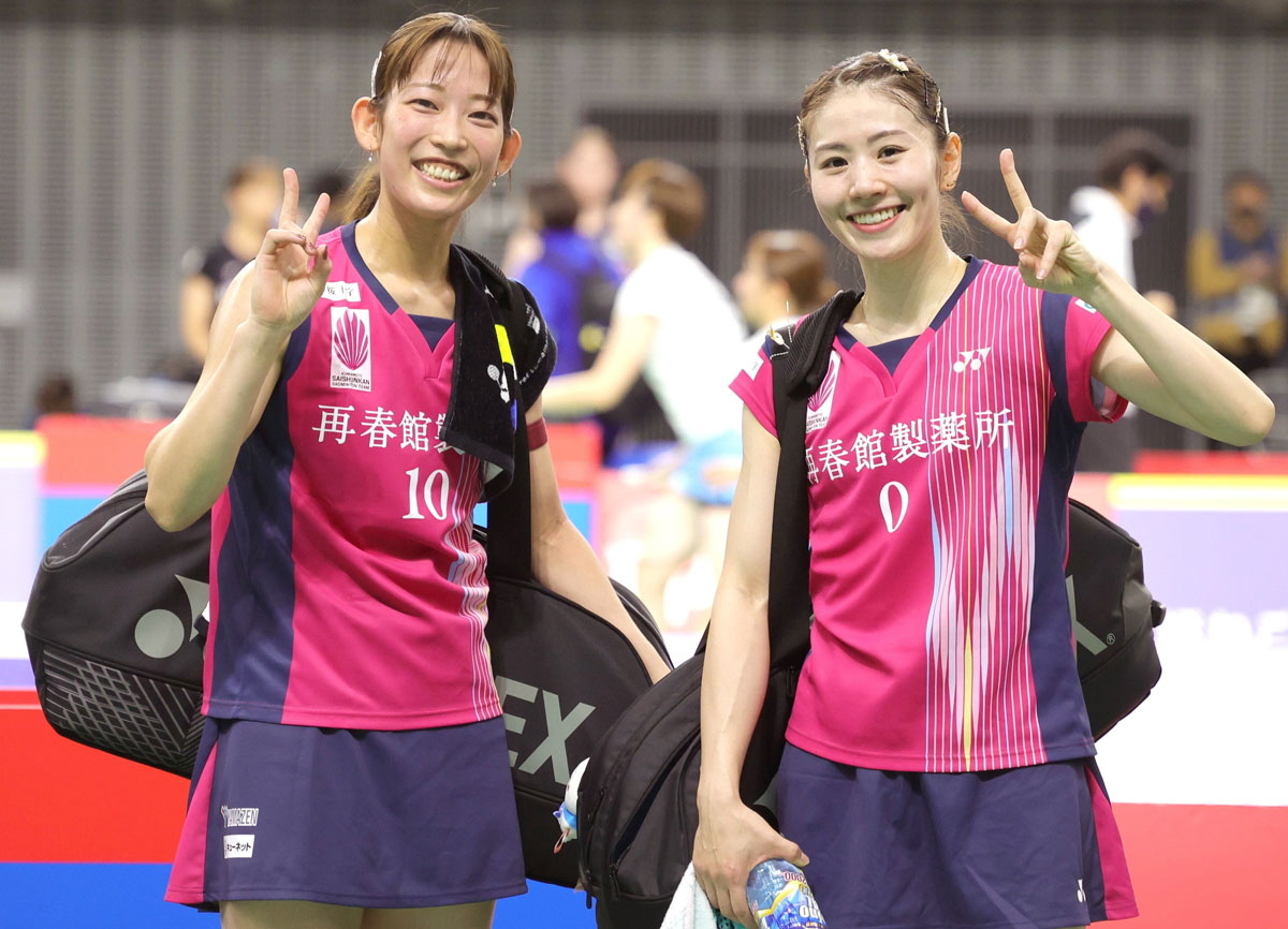 志田千陽の激レアキャップスタイルが「やっぱり小顔」松山奈未＆山口茜