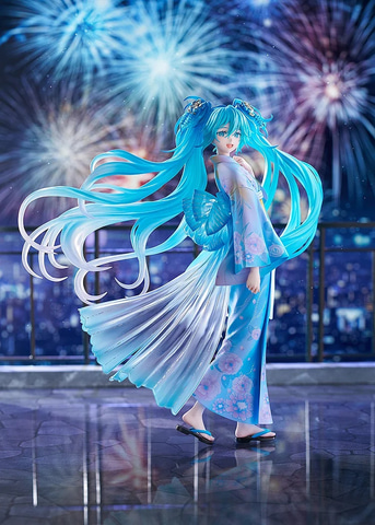 Aちき氏が描く涼やかな浴衣を着た「初音ミク」の1/7スケールフィギュア