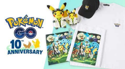 ポケモンGO」10周年記念グッズがポケモンセンターで7月11日より発売